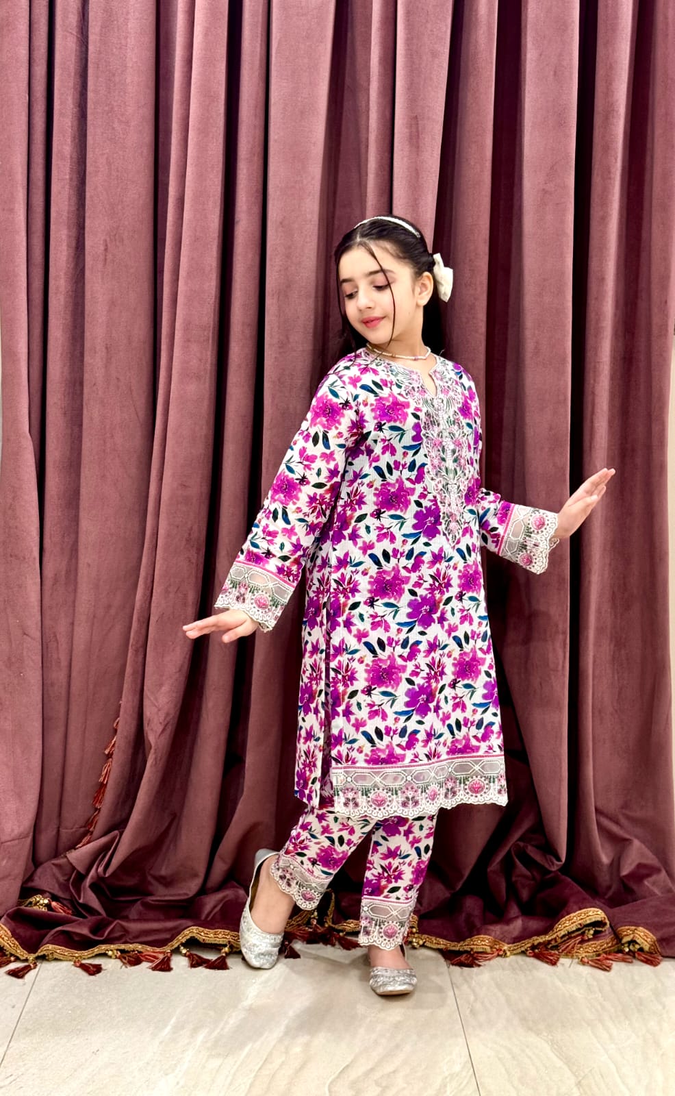 Purple Charm 2PC