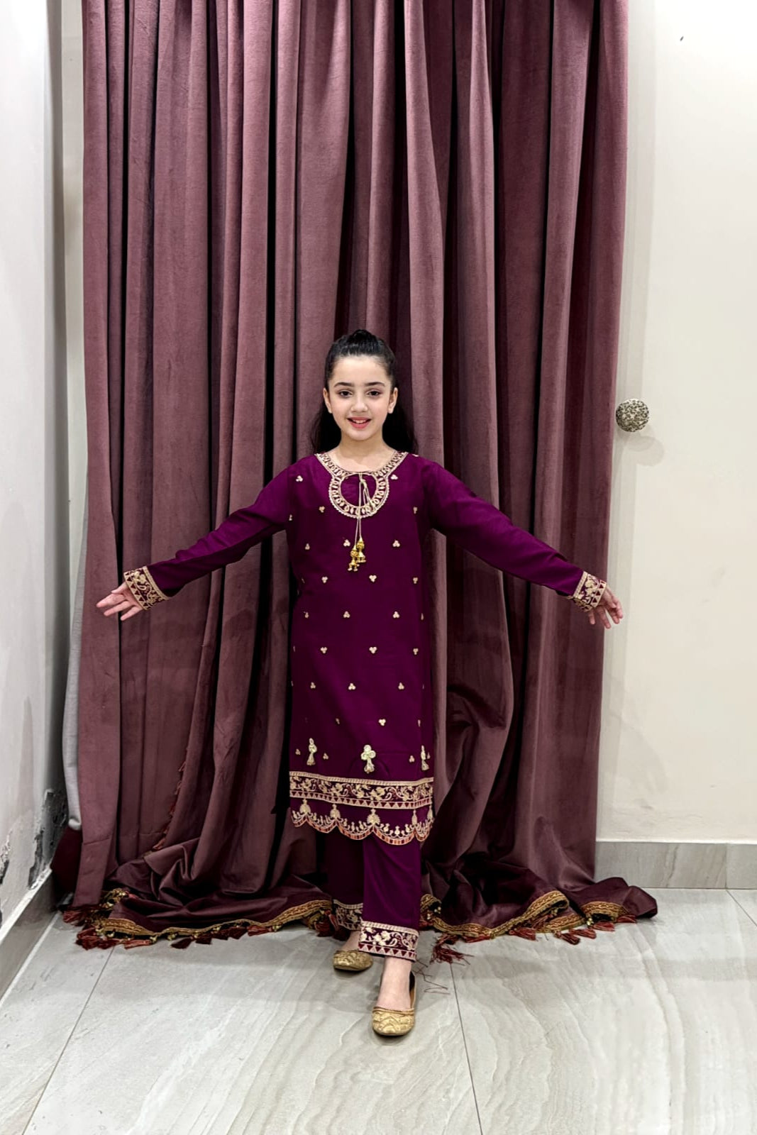 Royal Maroon 2PC